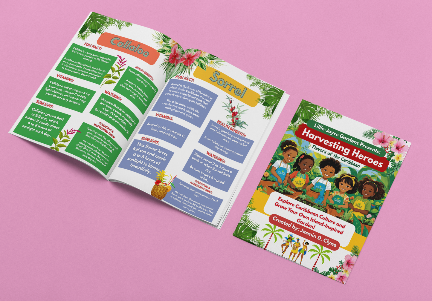 🌴 Harvesting Heroes Volume 3: Flavors of the Caribbean Garden Kit + Workbook